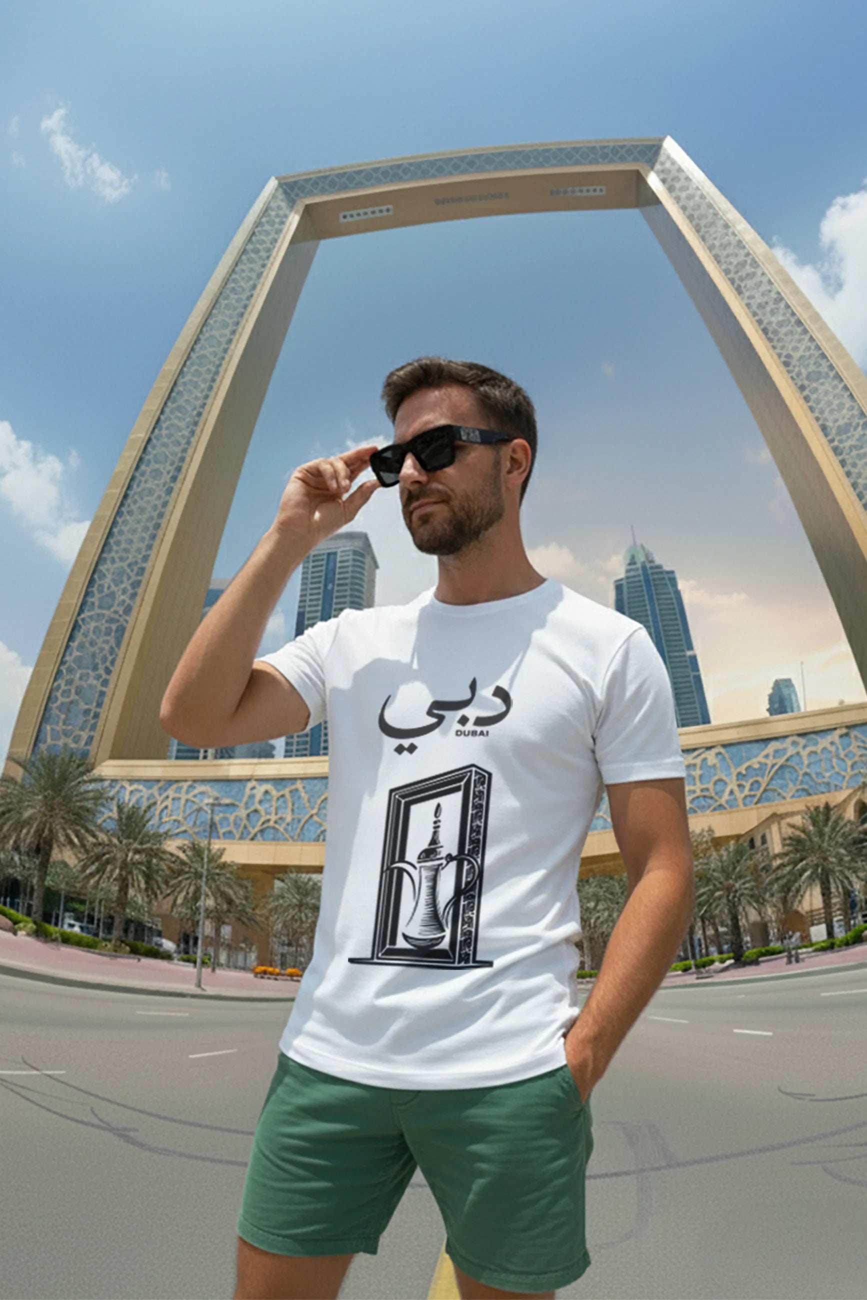 SOOQY “Dubai Frame” T-Shirt — Evolution, Vision & Legacy