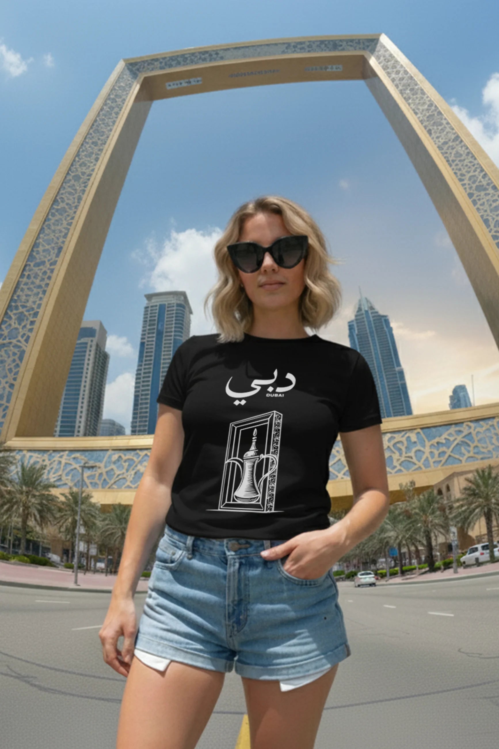 SOOQY “Dubai Frame” T-Shirt — Evolution, Vision & Legacy