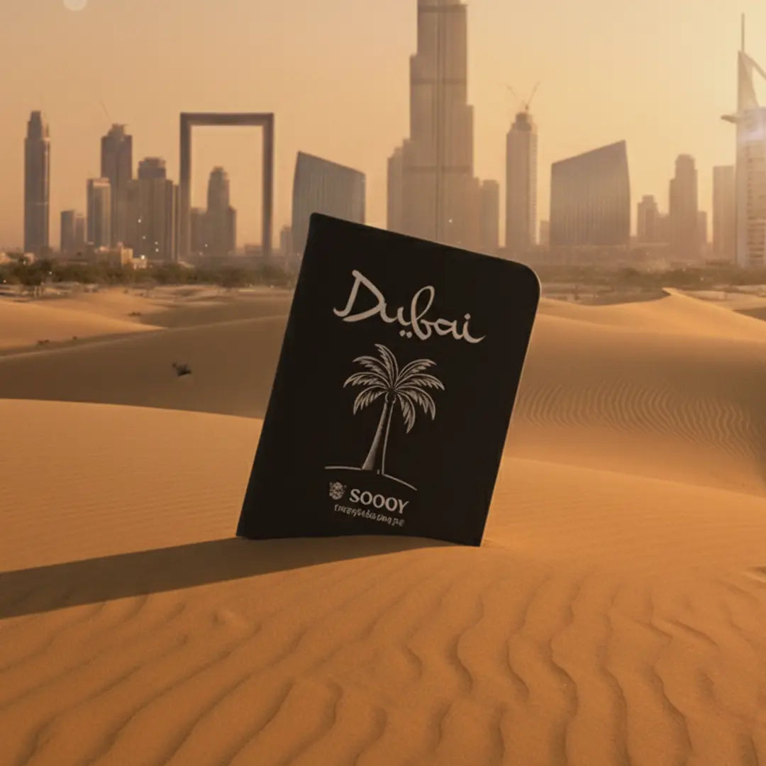 SOOQY Dubai Box — Premium Gift Set (T-Shirt, Notebook & Bookmark) Crafted with the Spirit of Dubai