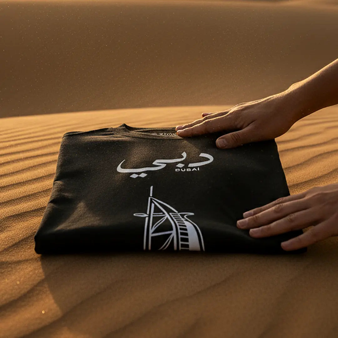SOOQY Dubai Box — Premium Gift Set (T-Shirt, Notebook & Bookmark) Crafted with the Spirit of Dubai